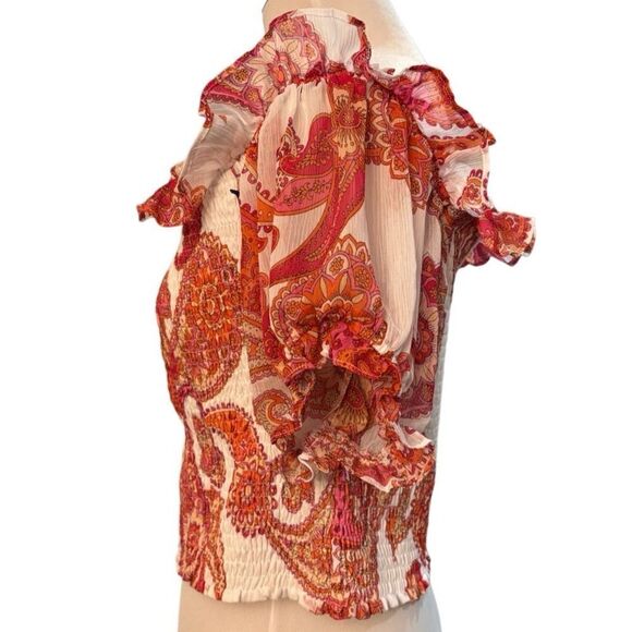 NWOT Express On/Off Shoulder Crop Top - Picture 4 of 5